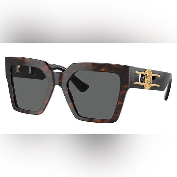 Versace VE4458 Black/Dark oversized Grey sunglasses main image 6